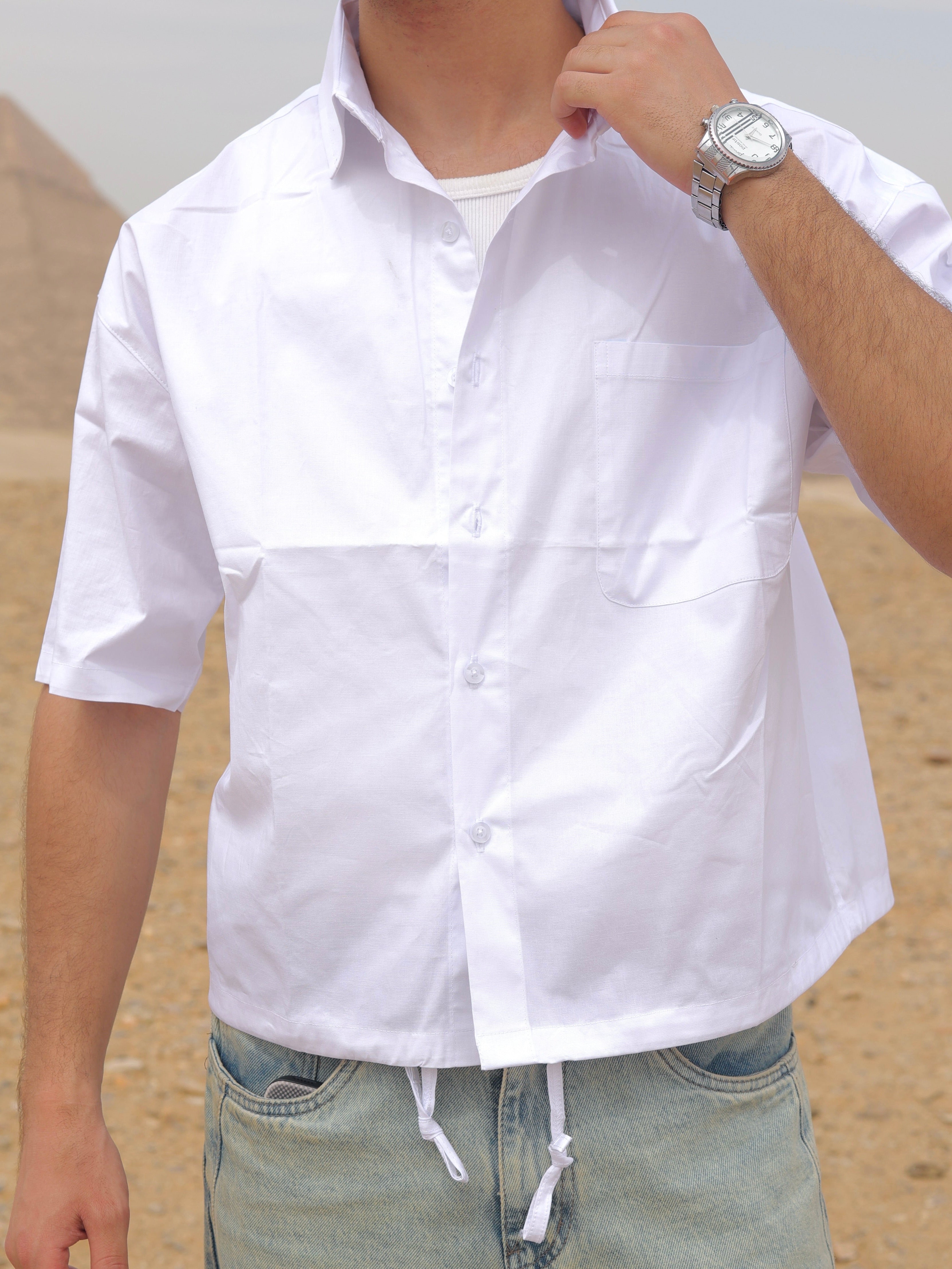 Boxy-fit Shirt White
