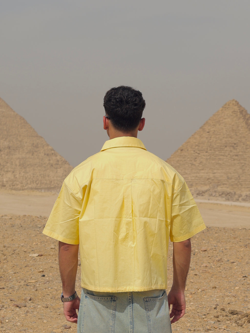 Boxy-fit Shirt Yellow