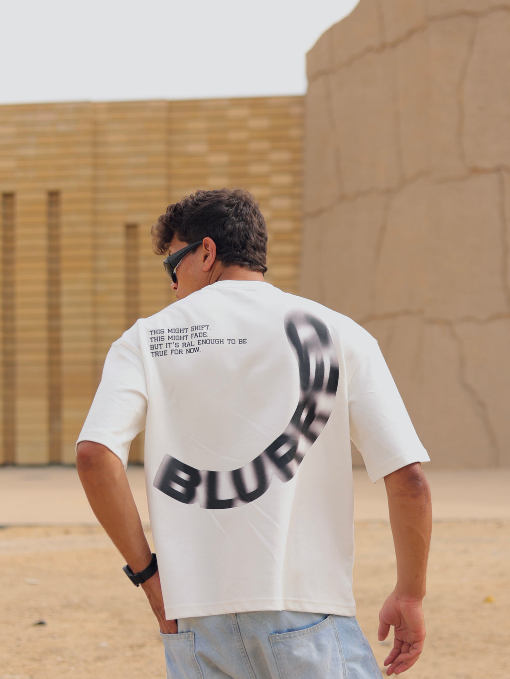 Boxy-fit T shirt White