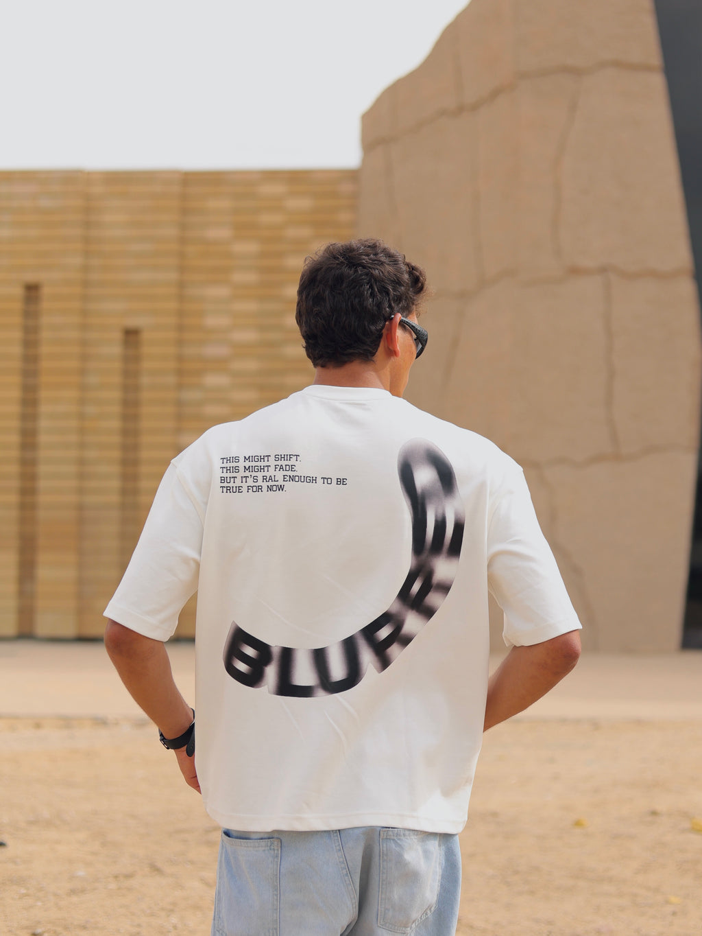 Boxy-fit T shirt White