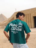 Boxy-fit T shirt Green
