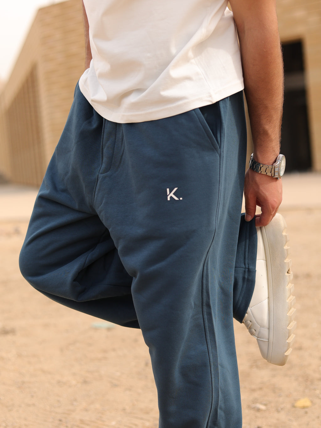 Kavi Sweatpants Petrol Blue
