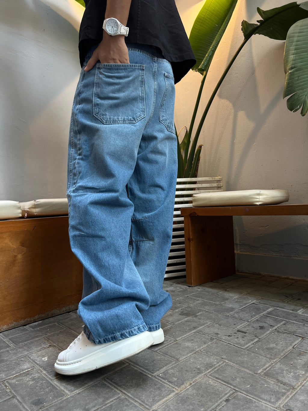 Super Baggy Jeans - Classic Blue