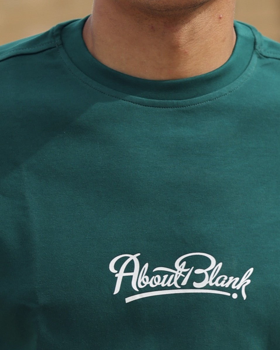 Boxy-fit T shirt Green