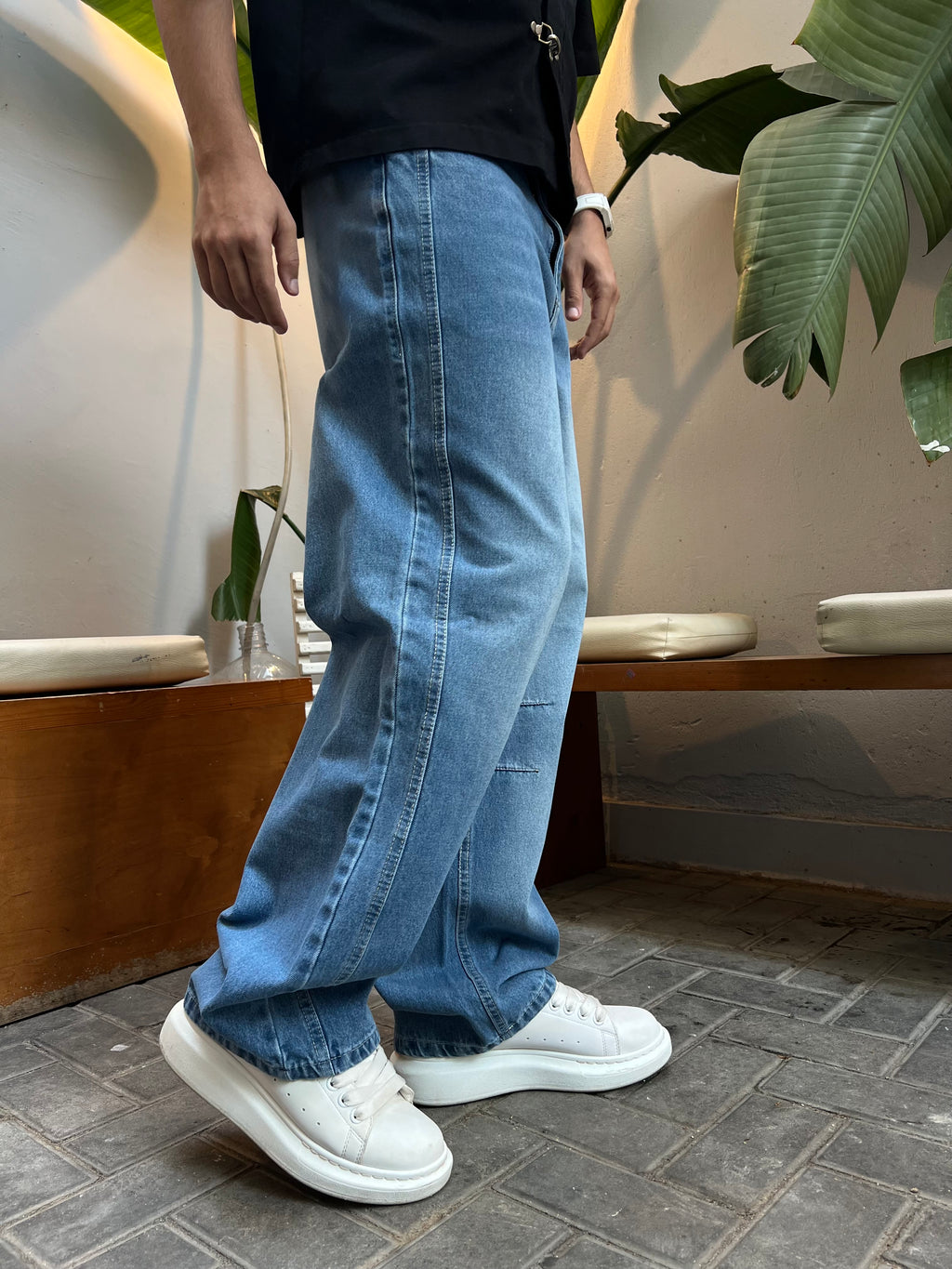Super Baggy Jeans - Classic Blue